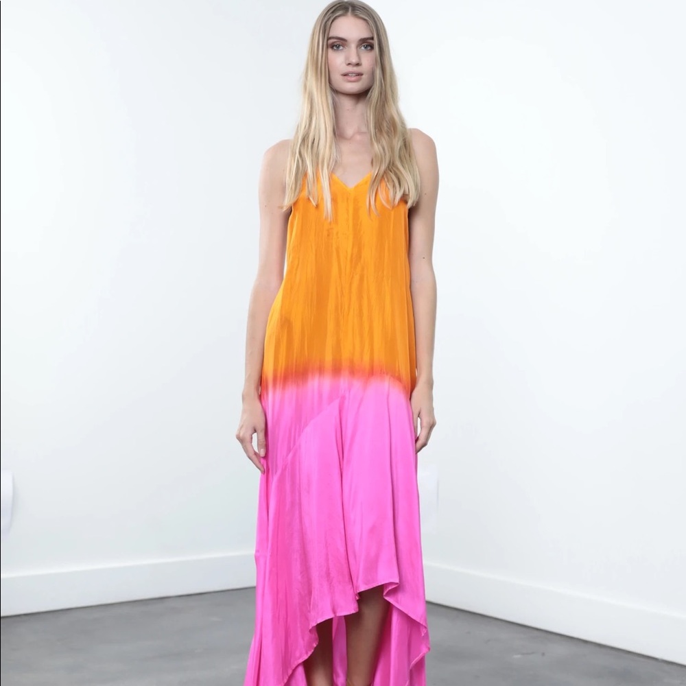 Karina Grimaldi Liam Maxi Dress in Multi Ombre
